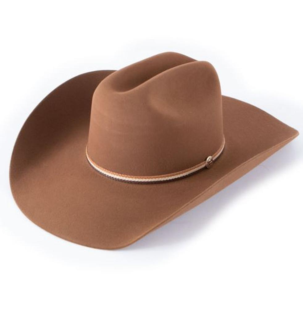 Stetson 6X Hobbs 91 USA Chestnut Felt Cowboy Hat