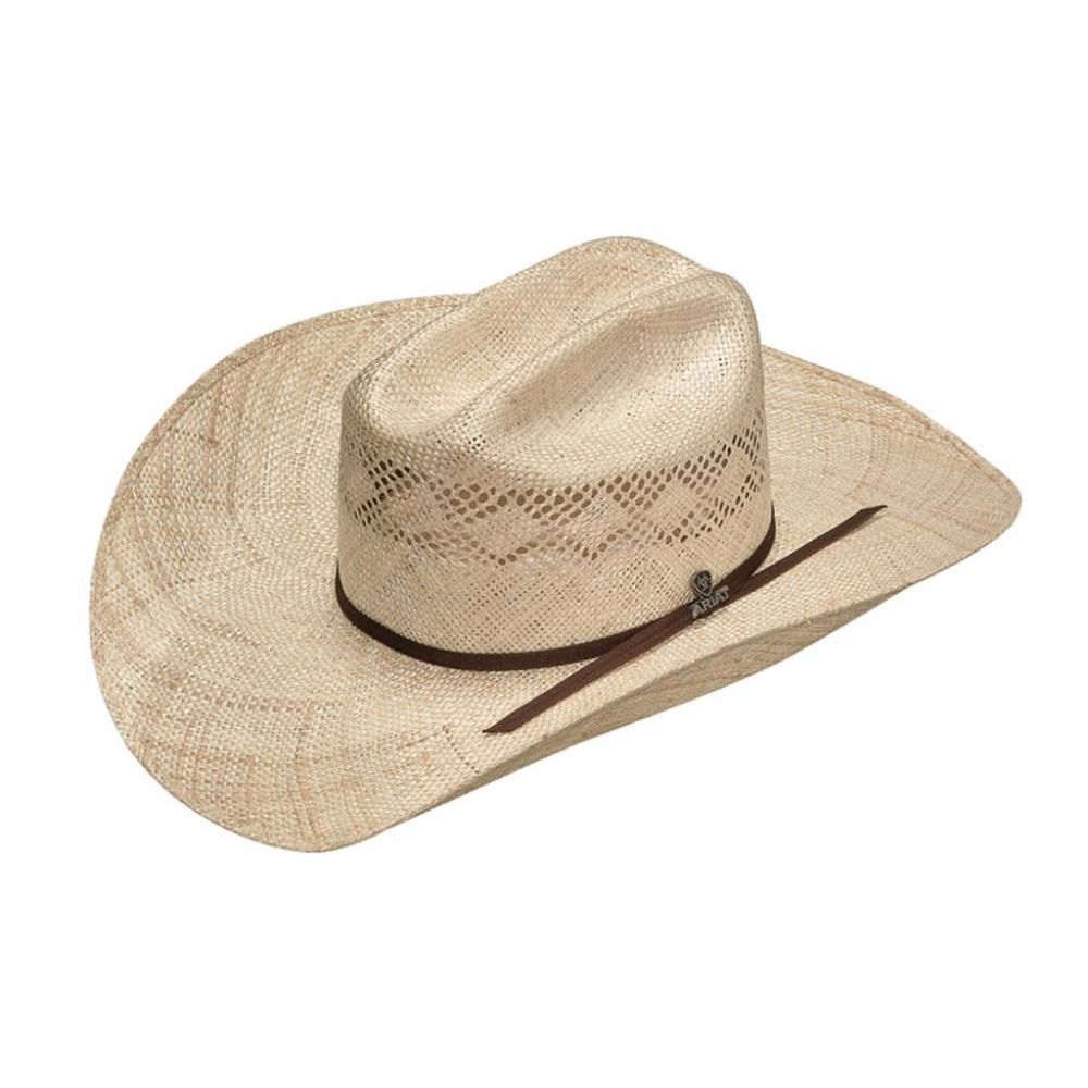 Ariat Natural Twisted Weave Straw Cowboy Hat