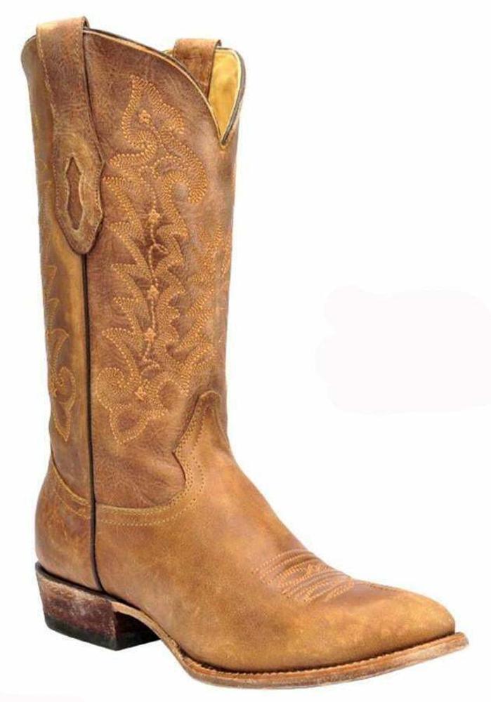Corral Boots Mens Vintage J Toe Sanded  Toned Western Boot