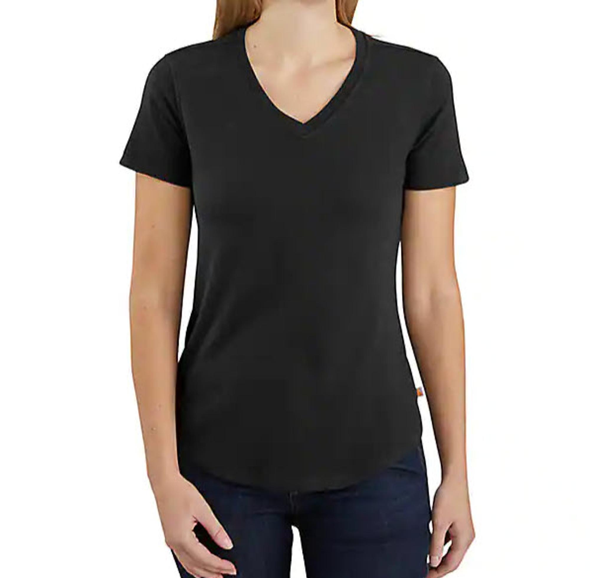 Carhartt Womens Relaxed Fit V-Neck Tee