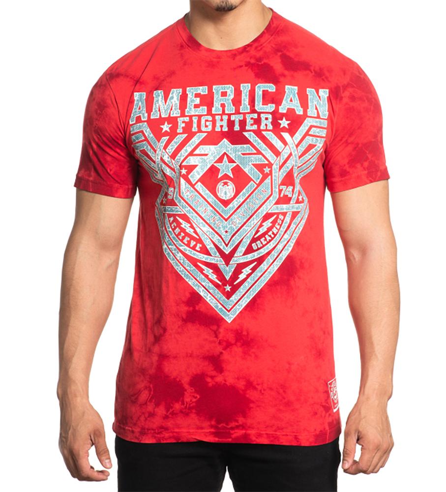 American Fighter Shirt Fallbrook Dark Coral Tee