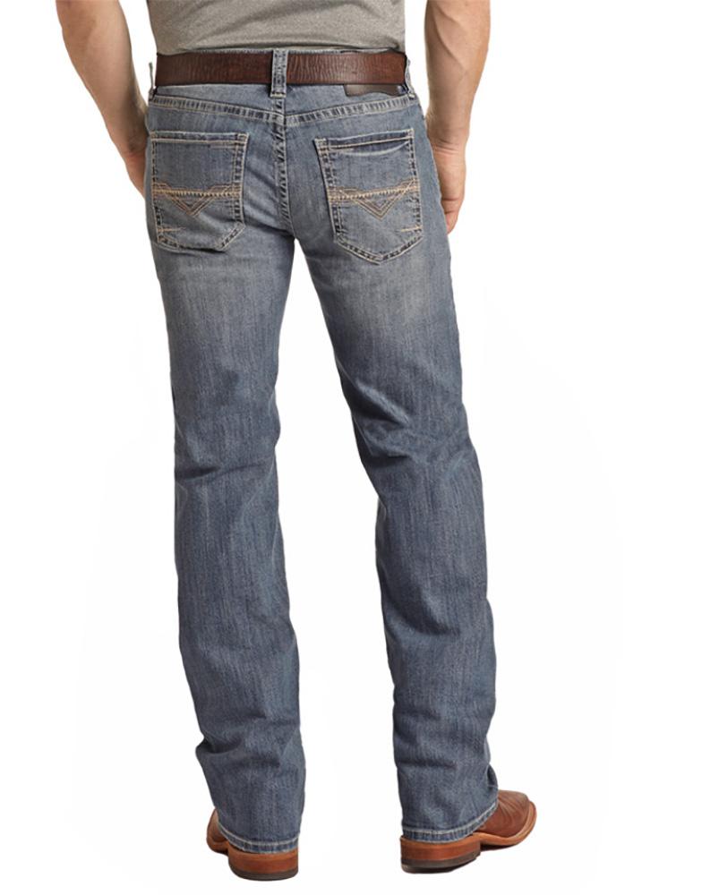 Rock and Roll Cowboy Mens Pistol Slim Fit Jeans