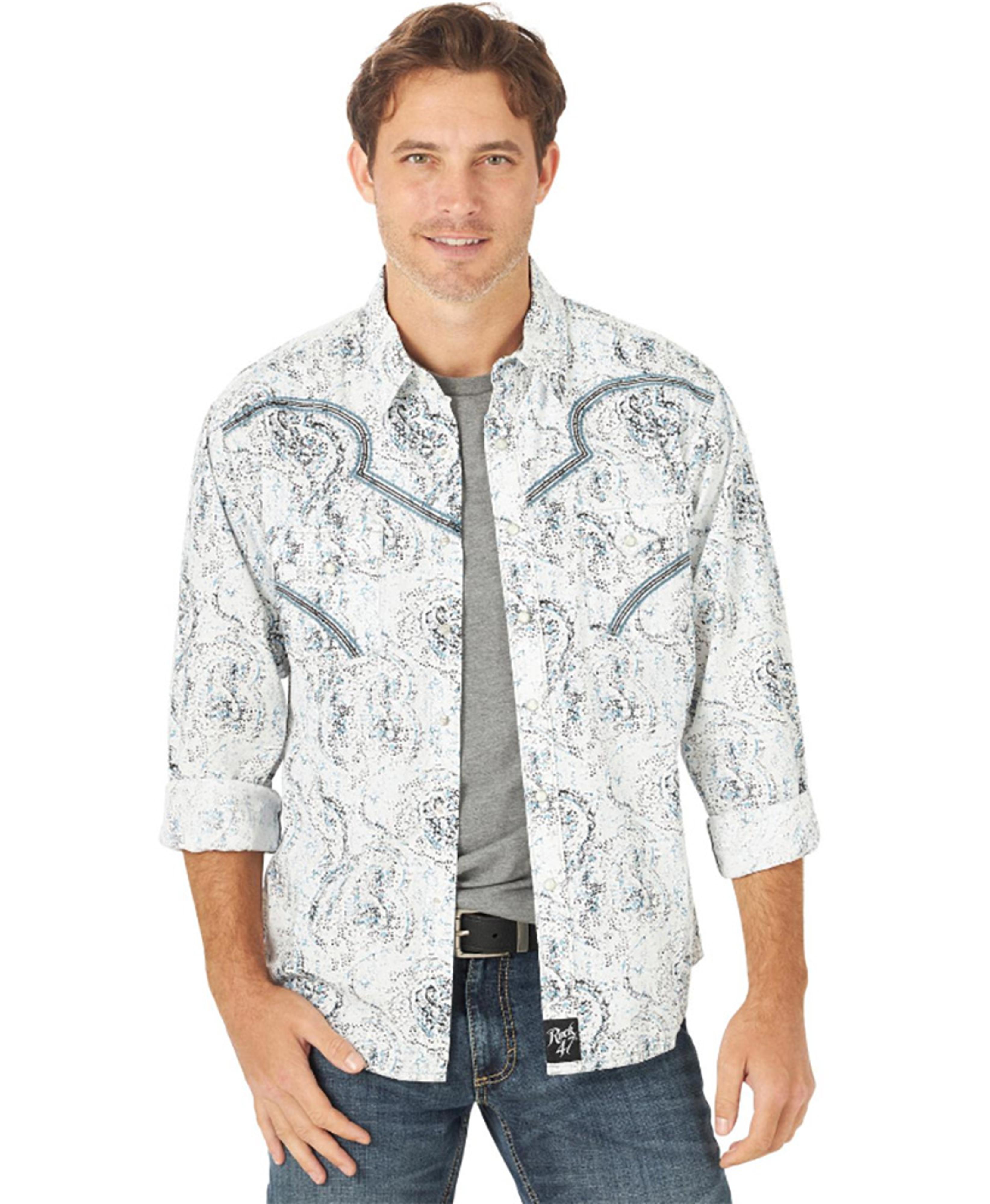Wrangler Rock 47 Fashion Snap Western Shirt | Renegade Stores