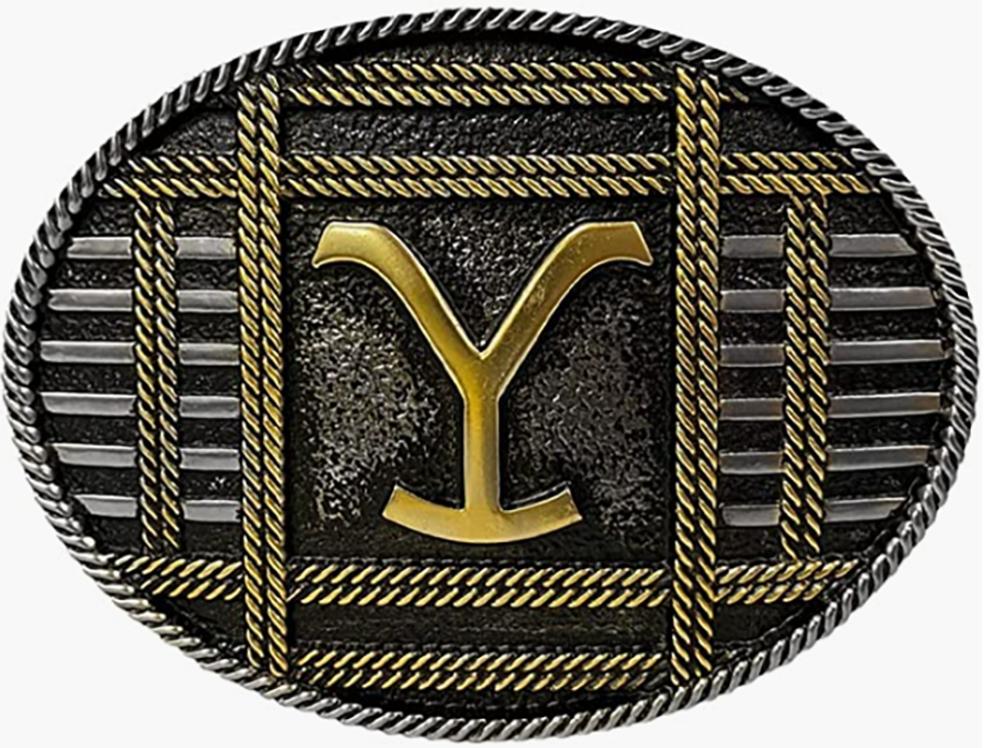 Yellowstone Squared Up Oval Buckle