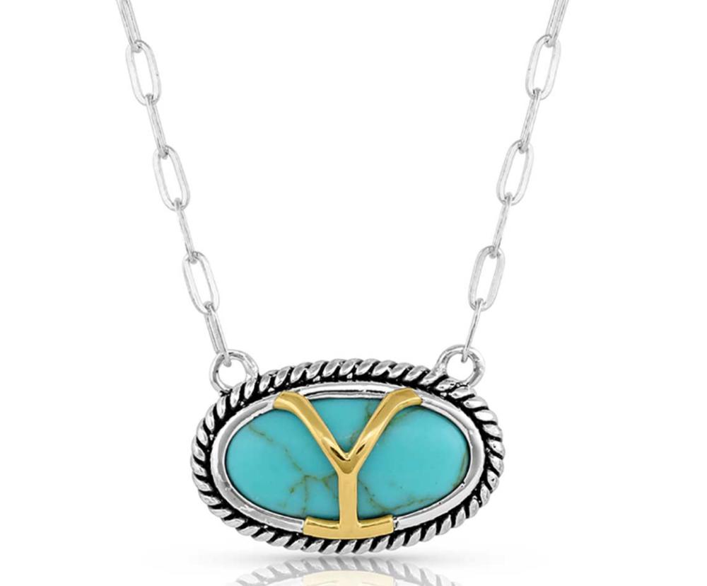 Montana Silver Yellowstone Turquoise Necklace