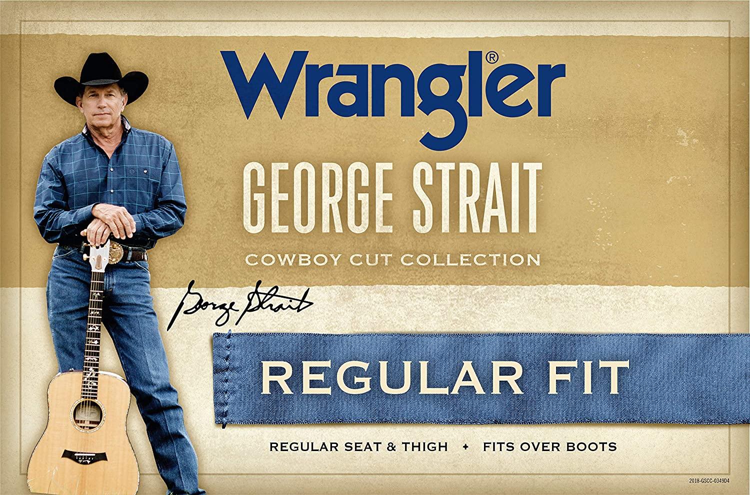 Wrangler George Strait Advanced Comfort Stretch Straight-Leg Regular Fit  Mens Jeans | Renegade Stores
